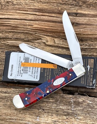 CASE XX *e 2024 FREEDOM KIRINITE TRAPPER WHITE SPARXX SHIELD KNIFE KNIVES