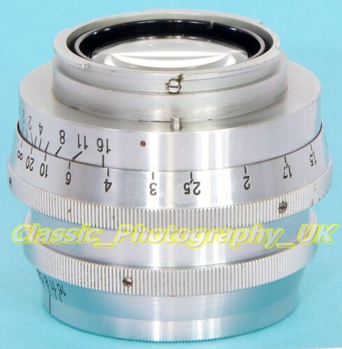 Zeiss BIOTAR 1:2 f=5.8cm Rare HEAVY Type Chromed Brass 58mm F2 Lens for Exakta - Picture 12 of 13