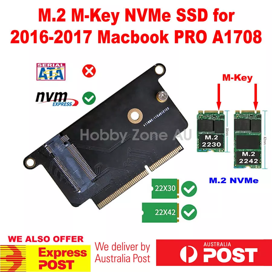 moral universitetsområde span M.2 M-Key NVMe 2230/2242 SSD Adapter for 2016-2017 Macbook Pro A1708 SSD Upgrade | eBay moral universitetsområde span M.2 M-Key NVMe 2230/2242 SSD Adapter for 2016-2017 Macbook Pro A1708 SSD Upgrade | eBay
