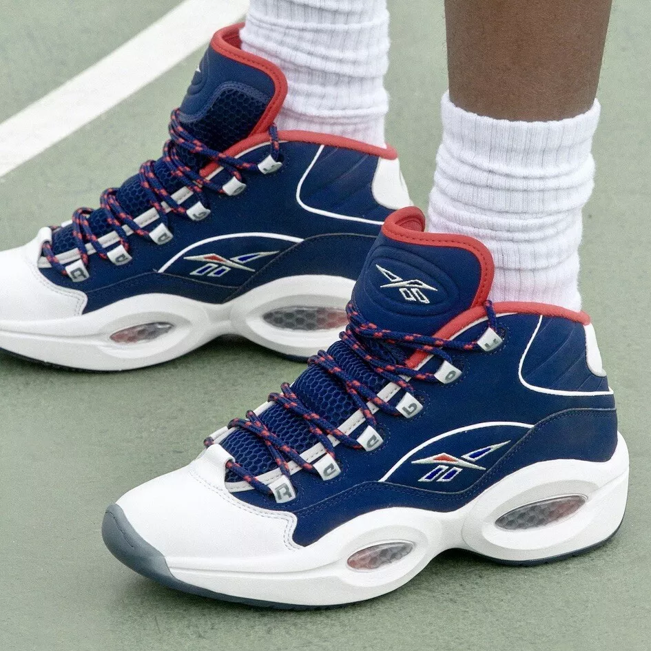Reebok question mid clearance bleu