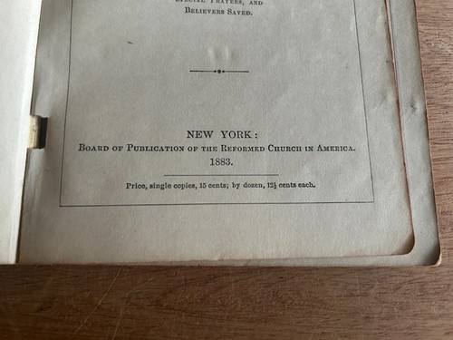 Index To The Bible 1883 publication Reformed Church America 94 Pages Vtg - Imagen 6 de 24