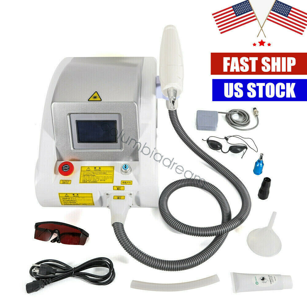 Q Switched ND Yag Laser Tattoo Removal Machine Eyebrow Pigment Freckle  Removal | eBay