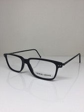 New VINTAGE Giorgio Armani 384 Eyeglasses GA 384 C. 020 Shiny Black 52mm Italy