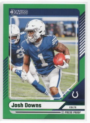 2024 Donruss Press Proof Green #274 Josh Downs