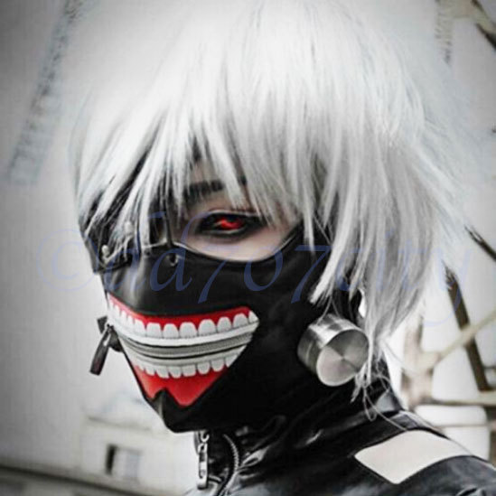 Tokyo Ghoul Kaneki Ken PU Leather Cosplay Mask Anime Halloween