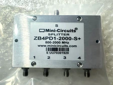 Mini-Circuits ZB4PD1-2000-S+ 4 Ways DC Pass Power Splitter, 800 - 2000 MHz