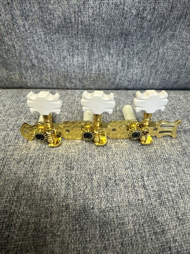 2pcs (L&R) Gold Plated Classical Acoustic Guitar Machine Heads Tuning Pegs - Picture 2 of 5