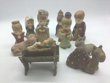Christmas Nativity Figurines (11 Pieces, Japan)