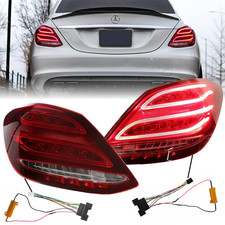 Lhrh Red Led Taillight Upgrade For Mercedes W205 C Class C300 C250 2015-2018