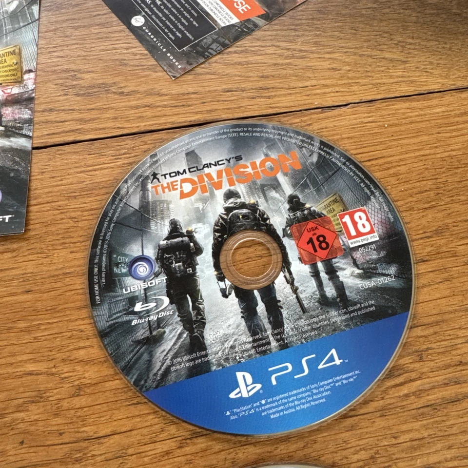Sony Playstation 4 PS4 - Lot De 2 Tom Clancy’s The Division - Photo 4/4