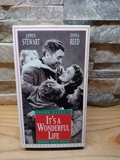 It's a Wonderful Life VHS James Stewart, Donna Reed, Original Black White