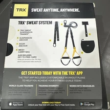 TRX Sweat System Training Home Gym Exercise Suspension Trainer - New In Box