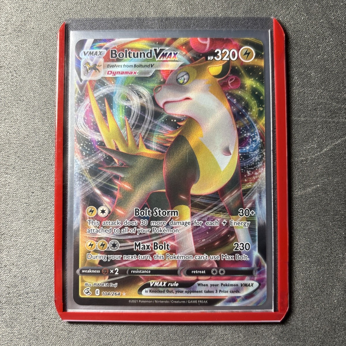 Boltund VMAX 104/264 Swsh08: Fusion Strike Holo for sale