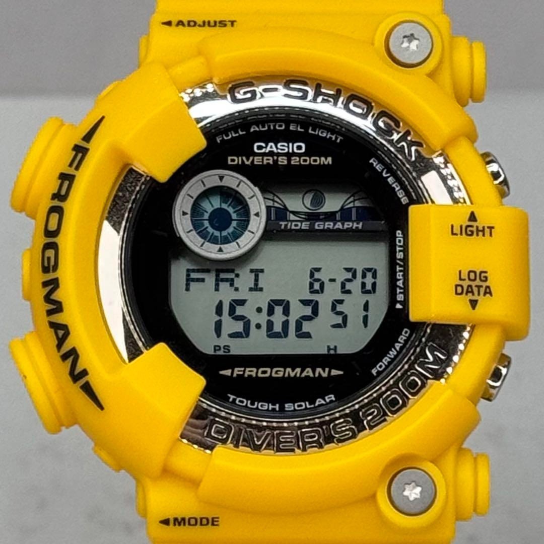 時計 CASIO G-SHOCK FROGMAN GF-8250 Casio G-shock Frogman Gf-8250-9jf Tough Solar Yellow 200m