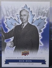 2017 Toronto Maple Leafs Centennial Dick Irvin