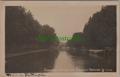 London Postkarte - Grand Junction Canal Bridge, Little Venice SW8602