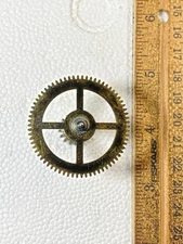 Herschede Clock Movement (PL 78) Chime Side 2nd Wheel - Vintage Clock KD3349