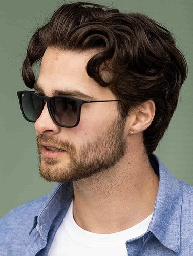 Gafas de sol Ray Ban lentes polarizadas RB4187 Chris - negras/grises usadas 9,5/10 - Foto 8 de 13