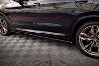 Maxton Design Seitenschweller Ansatz (Paar) V.1 Passend FüR BMW X3 M40D / M40I /