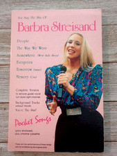 Pocket Songs You Sing the Hits of Barbra Streisand Karaoke Cassette Tape