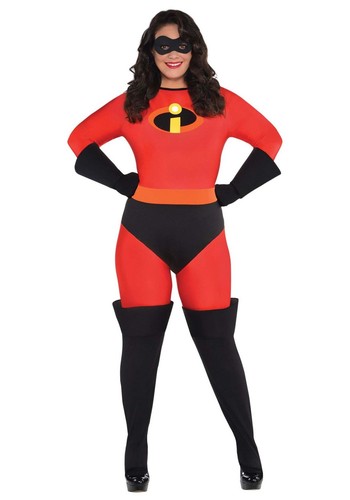Plus Size Mrs. Incredible Women's Costume - 第 1/1 張圖片