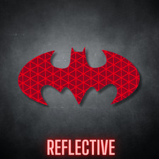 Batman Reflective Decal Weatherproof Reflector Sticker Car Truck Bumper Helmet Batman Reflective Decal Weatherproof Reflector Sticker Car Truck Bumper Helmet