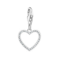 Thomas Sabo Charm Herz Zirkonia Weiß 2203-051-14