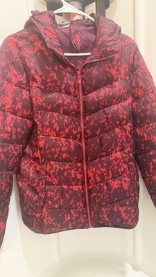 PUMA Seasons Down Full Zip Puffer Jacket Womens Size  M Athletic Outerwear