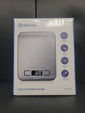 Etekcity EK6015 11 LB Digital Kitchen Scale Batteries Incl Stainless Steel NEW