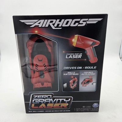 AIR HOGS Zero Gravity Laser Wall-Climber Race Car Red Drives on Ceiling - New