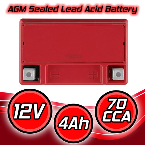 YTX5L-BS 12V 5AH Battery Replaces ATV Quad Motorcycle Scooter Moped - Picture 3 of 8