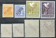 1949 Berlin dove of peace MNH** Sign Schlegel BPP €1485
