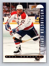 1995-96 Leaf #215 Dale Hunter Washington Capitals Hockey Card