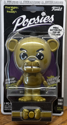 Funko Popsies Five Nights At Freddy's Gold Freddy Fazbear