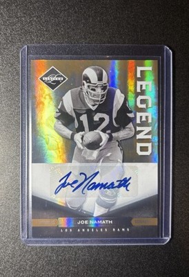 Joe Namath 2011 Limited Monikers Auto LEGEND 12/12 JSY #