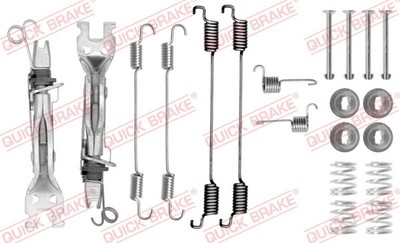 QUICK BRAKE 105-0750S Zubehörsatz, Bremsbacken für CITROËN,DACIA,DS,LADA,MERCEDE
