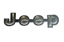 Jeep Cherokee XJ 84-01 Jeep Logo Plate Emblem Decal Chrome FREE SHIPPING