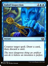 X 1 Failed Inspection NM Mystery Booster 047 MTG Magic The Gathering