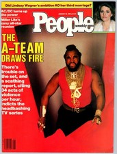 MR. T THE A-TEAM 8"x11" PINUP Magazine Page Clipping 1980's KAH-3