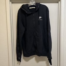 NIKE x 1017 ALYX 9SM Hoodie Black Size Large Zip Up