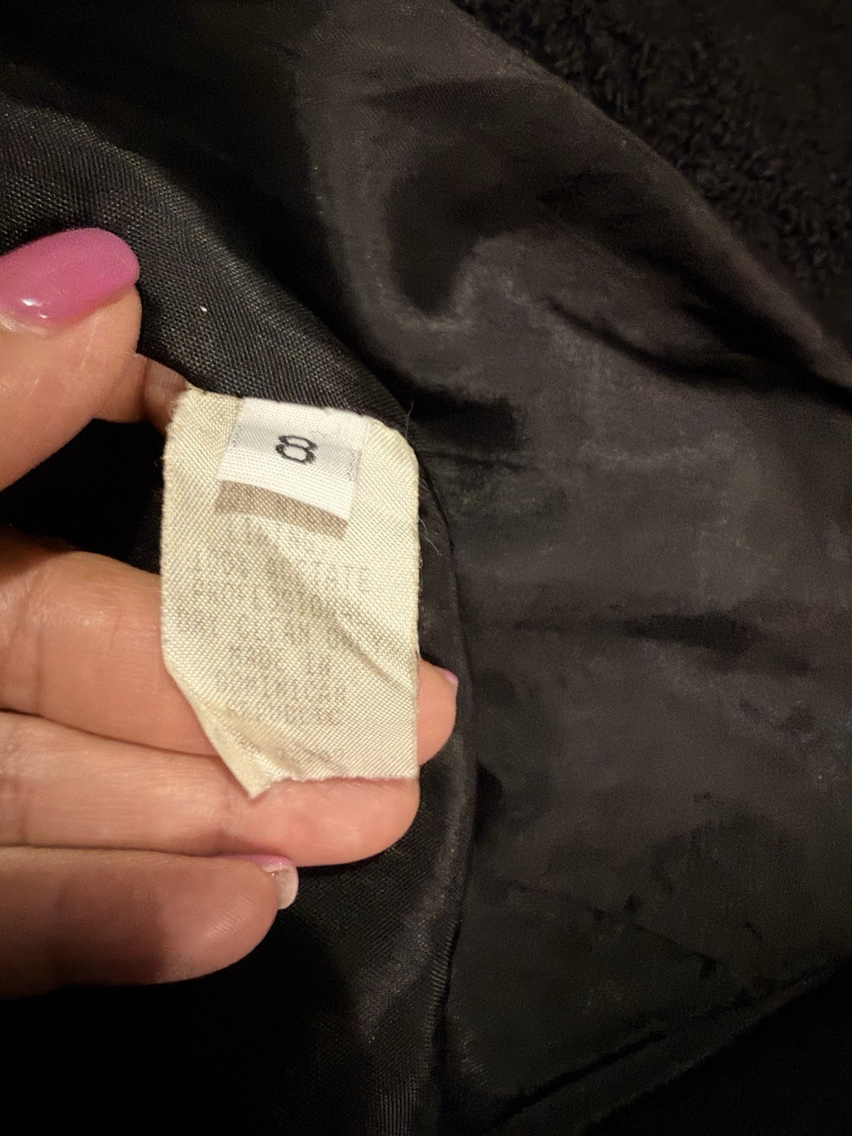 Black Collared Button Lined Long Overcoat Long Sl… - image 4