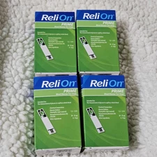 ReliOn 700025 Prime Blood Glucose Test Strips 100 Strips 
