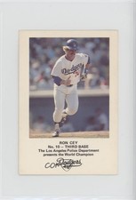 1982 Los Angeles Dodgers Los Angeles Police Ron Cey b4a