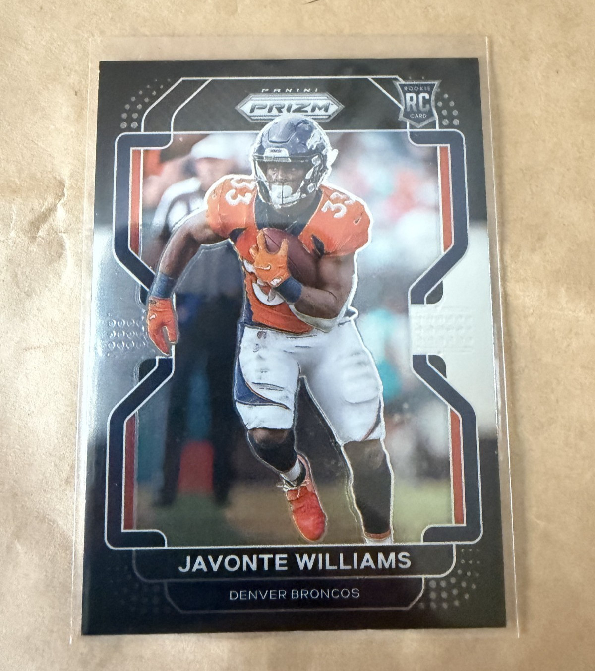 2021 Panini Chronicles - Prizm Black Javonte Williams #PB-23 Silver Prizm (RC)