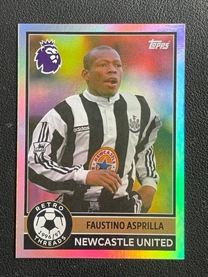 Faustino Asprilla 2025-26 Topps Premier League Retro Threads #394