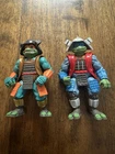 Vintage Playmates TMNT samurai Leo And Mike