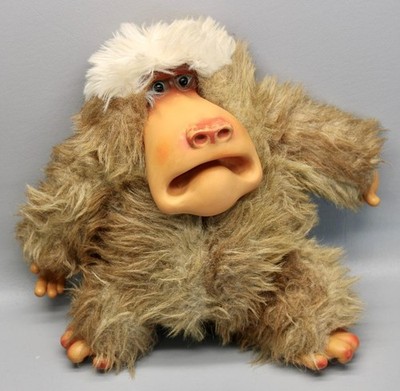 VINTAGE 1977 GUND BABOON RUBBER FACE MONKEY APE PLUSH | eBay