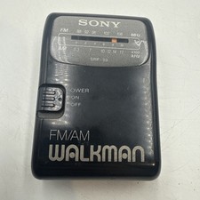 Sony Walkman FM/AM Portable Radio SRF-39 w/ Belt Clip Tested Working