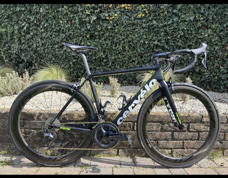 Cervelo R5 Carbon Road Bike 54cm With Zipp 404 Firecrest Wheelset
