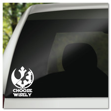 6" Star Wars Choose Wisely Rebel or Imperial Vinyl Decal Sticker